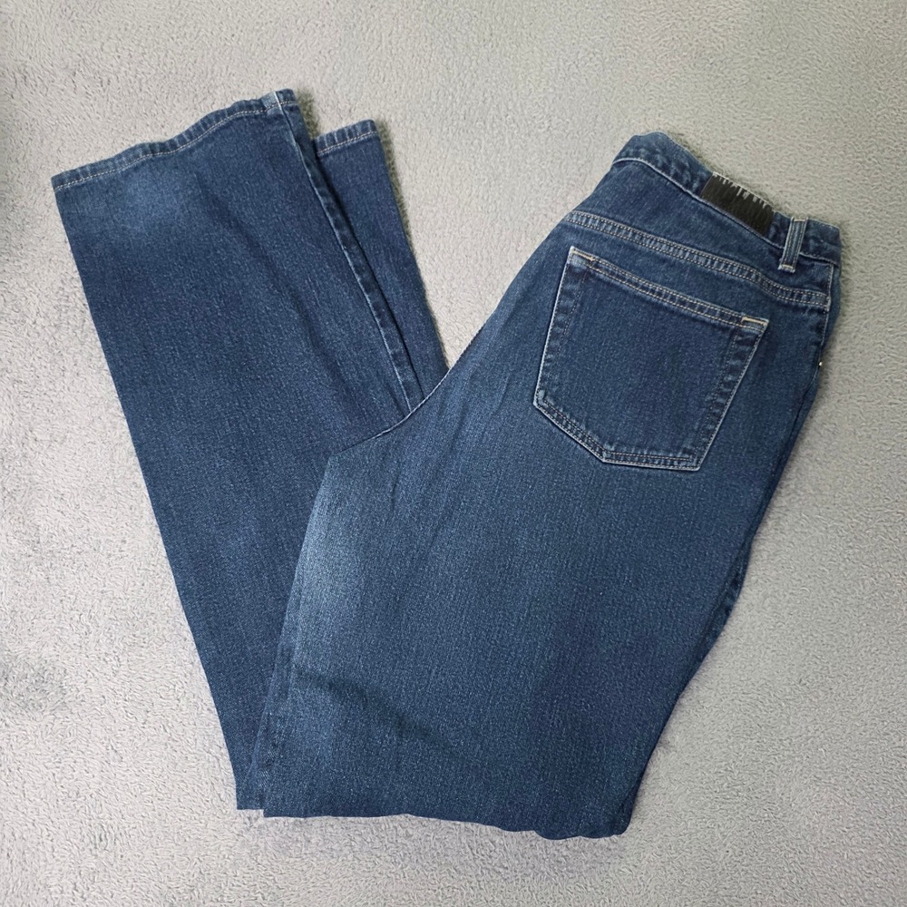 New York & Company NY Jeans Womens 16 Tall Bootcut Dark Wash High Rise Cotton